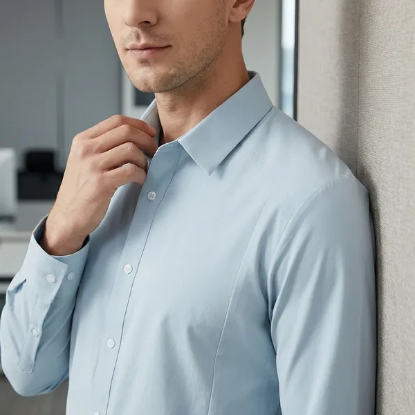 Men's_Light_Blue_Long_Sleeve_Semi_Formal_And_Formal_Shirt