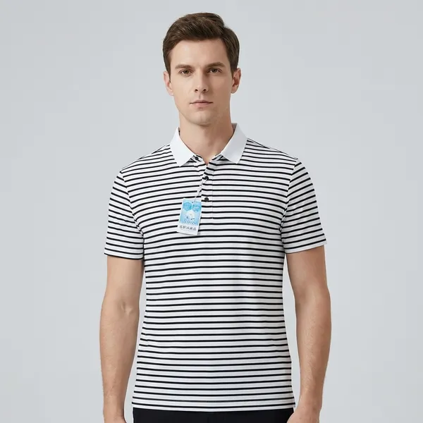 Classic_Black_And_White_Striped_Polo_T-Shirt