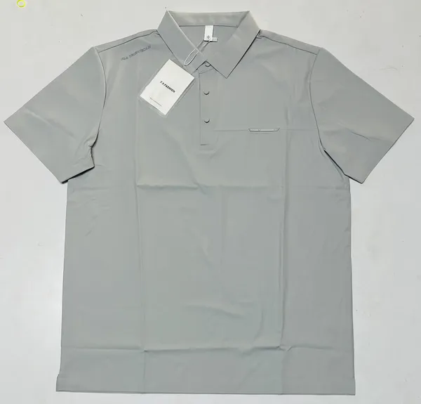 Men's_Collared_Half_Sleeve_Polo_Shirt_-_Grey