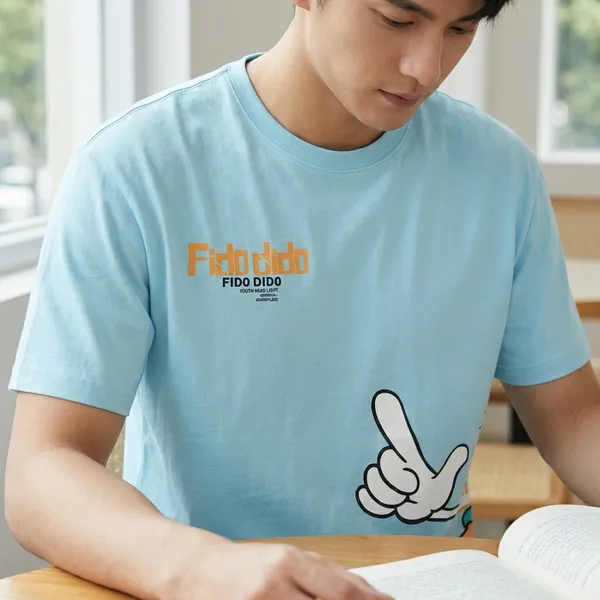 Fido_Dido_Light_Blue_Graphic_Print_Oversized_T-Shirt