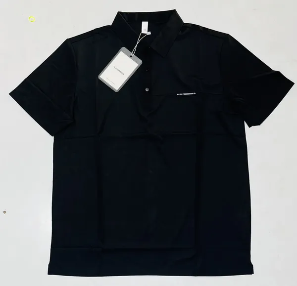 Men's_Classic_Black_Polo_T-Shirt_With_Chest_Pocket
