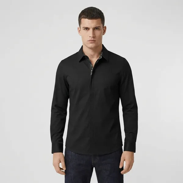 Men's_Black_Long_Sleeve_Semi_Formal_And_Formal_Shirt