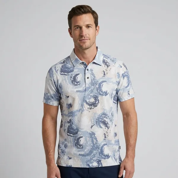 Abstract_Brushstroke_Printed_Polo_Shirt_For_Men