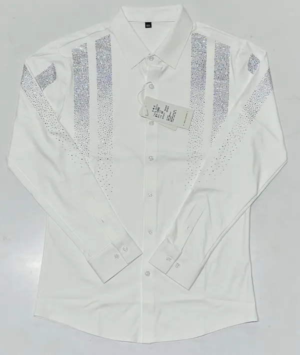 Men's_White_With_Rhinestone_Embellishments_Party_Wear_Shirt