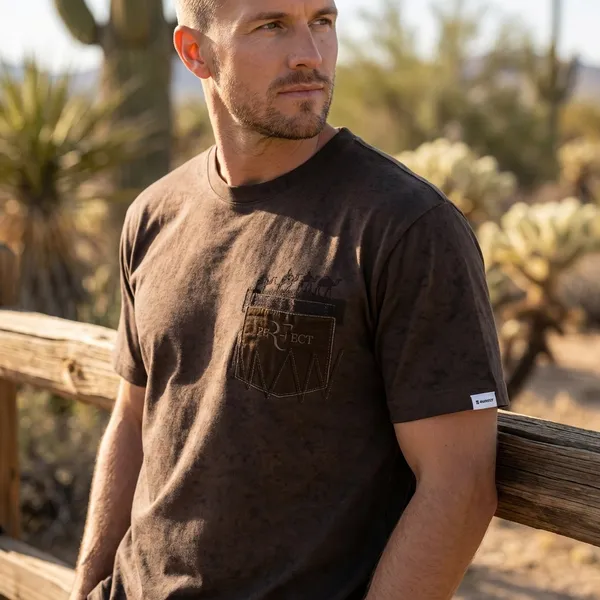Premium_Brown_Pocket_T-Shirt_For_Men