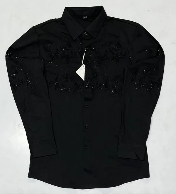 Men's_Black_With_Embroidered_Detailing_Party_Wear_Shirt