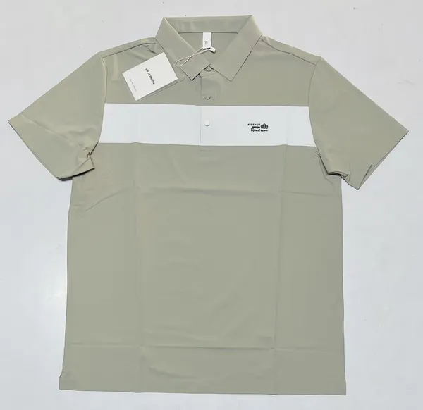 Men's_Sage_Green_And_White_Color_Block_Polo_T-Shirt