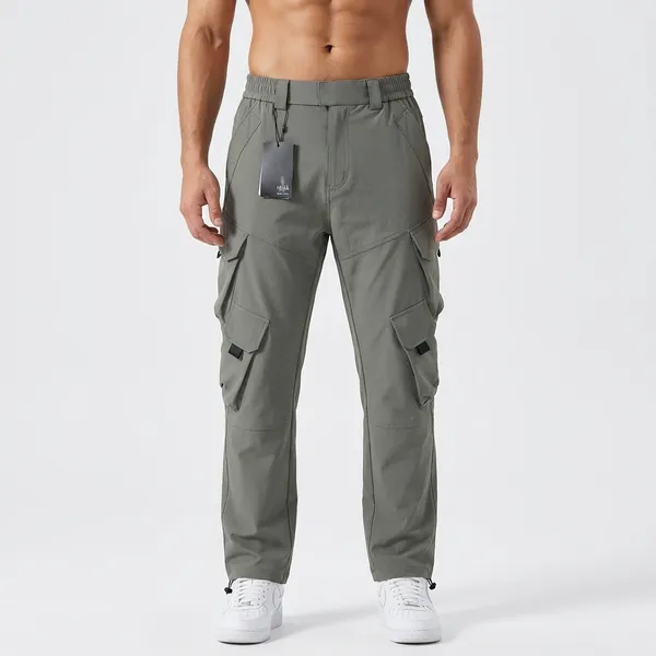 Tactical_Cargo_Pants_With_Multi-Pocket_Design_-_Olive_Green