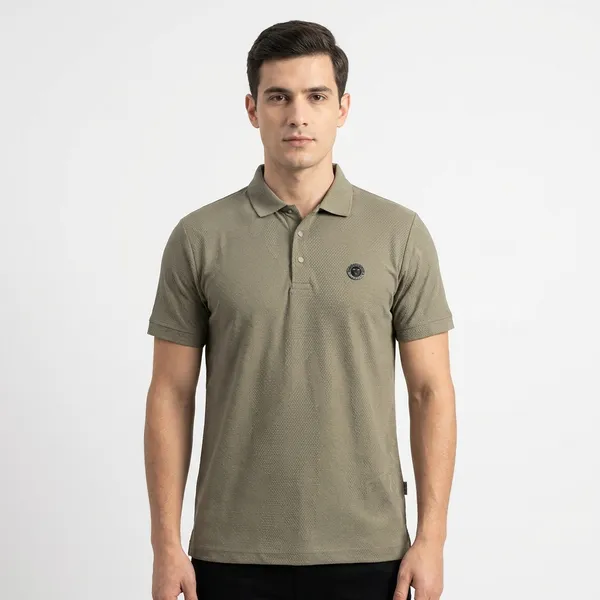 Olive_Green_Polo_T-Shirt_For_Men_-_Classic_Fit_With_Subtle_Texture
