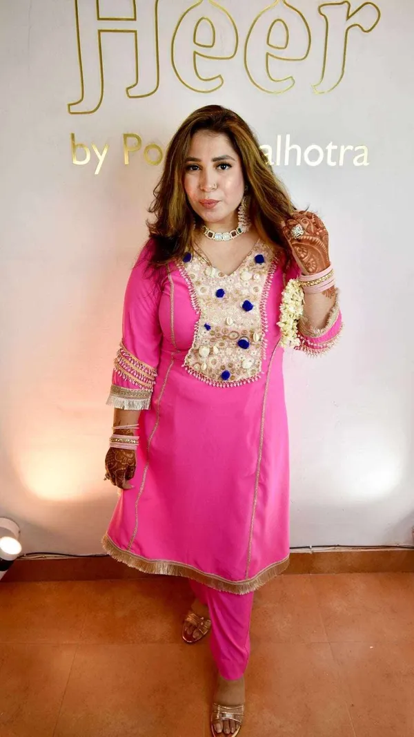 Hot_Pink_Suit_With_Lace_Work