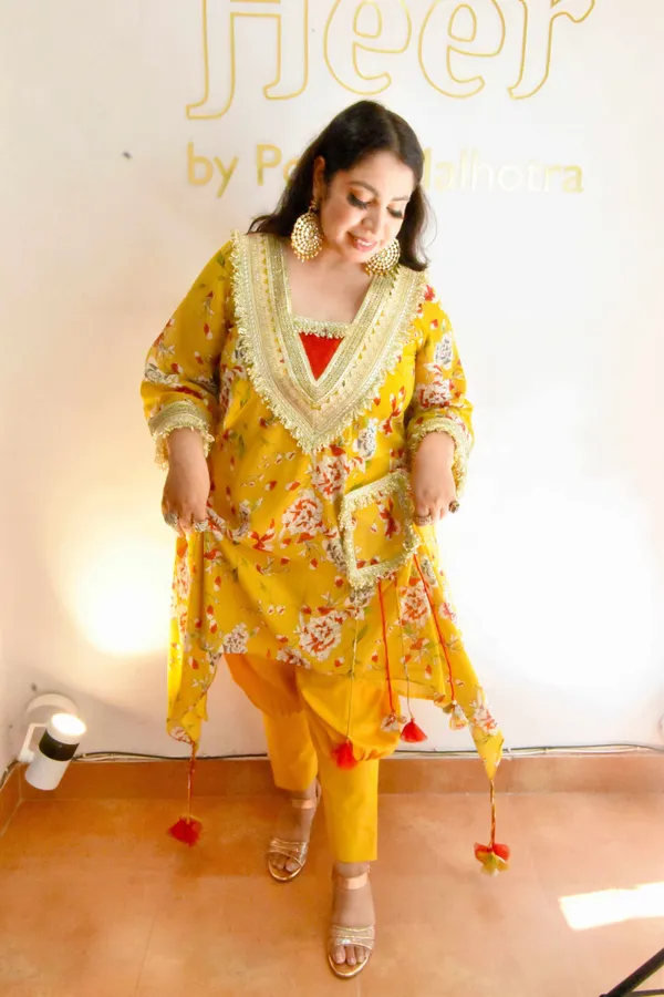Mustard_Red_Color_Tunic_Set_With_Gotta_Work