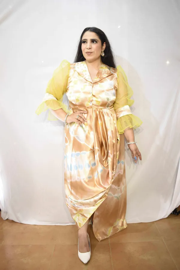 Glossy_Satin_Drape_Dress