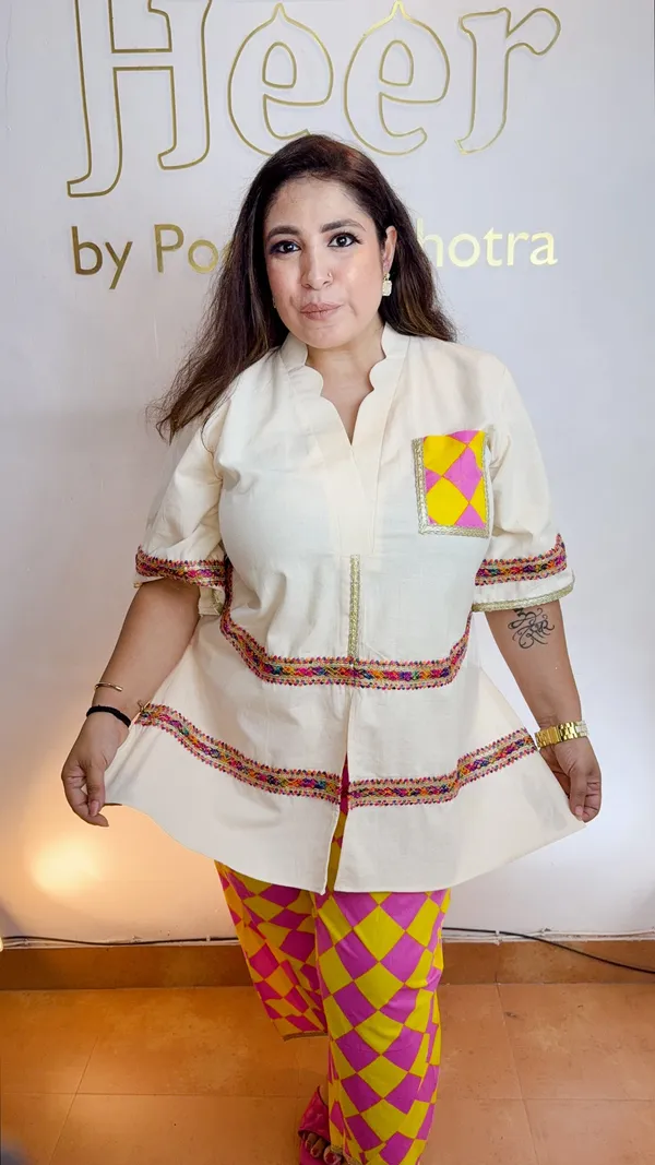 Gulabi_Phulkari_Kurta_Set