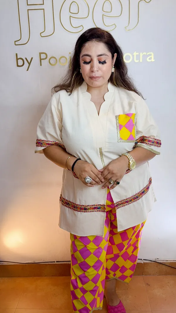 Gulabi_Phulkari_Kurta_Set