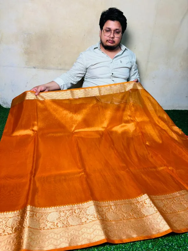 Orange_Tissue_Silk_Traditional_Banarasi_Saree