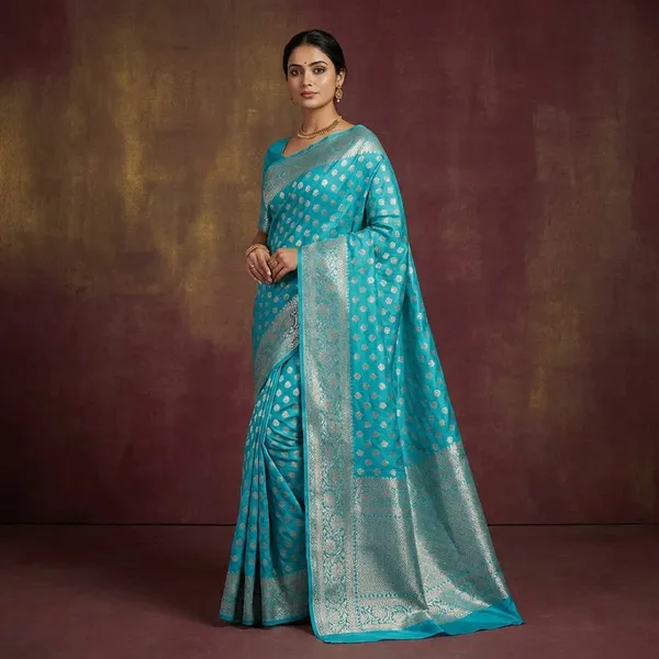 Banarasi_Silk_Saree_With_Zari_Work_-_Sky_Blue