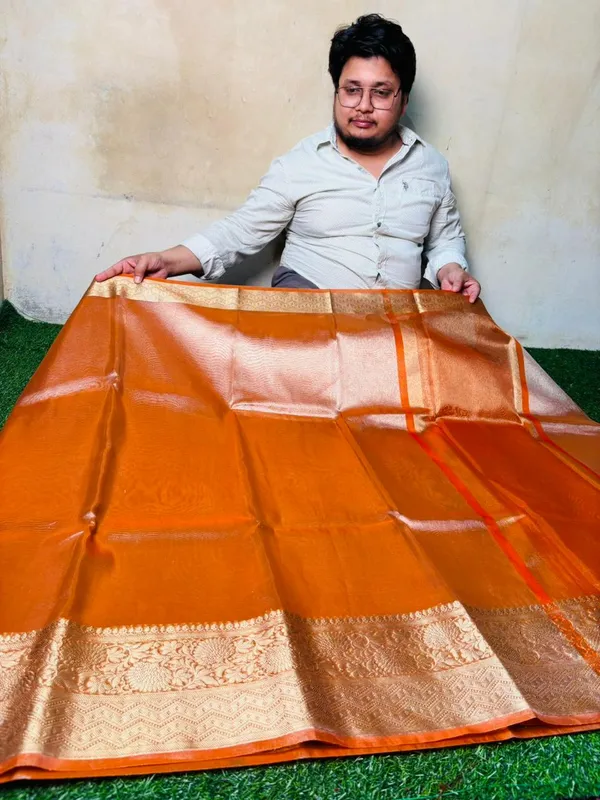 Orange_Tissue_Silk_Traditional_Banarasi_Saree