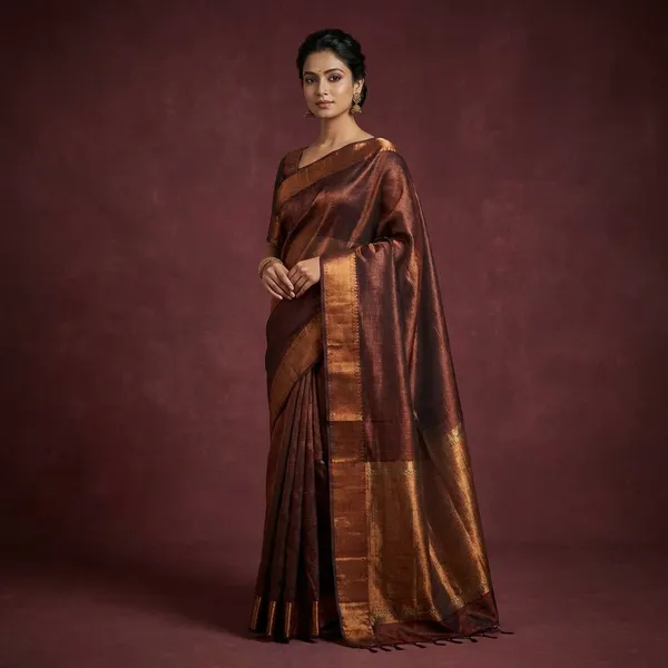 Traditional_Kota_Tissue_Silk_Saree_With_Coffee_Zari_Border