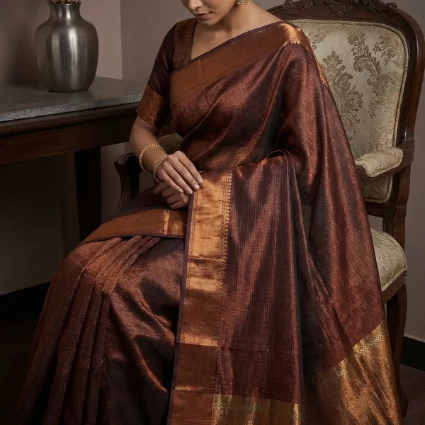 Traditional_Kota_Tissue_Silk_Saree_With_Coffee_Zari_Border