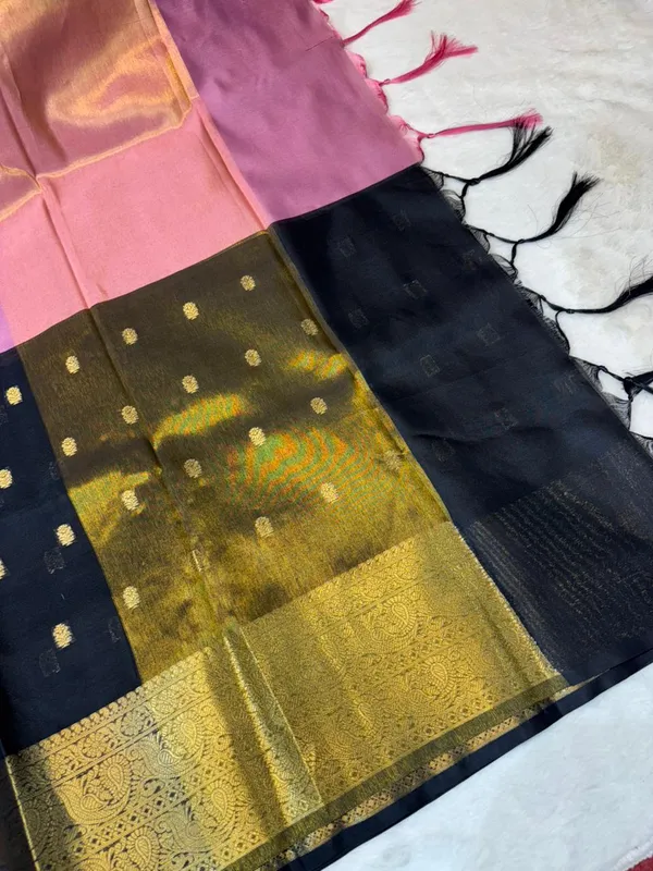 premium_BLACK_&_PINK_warm_tissue_silk_saree_with_rich_zari_pallu_and_blouse