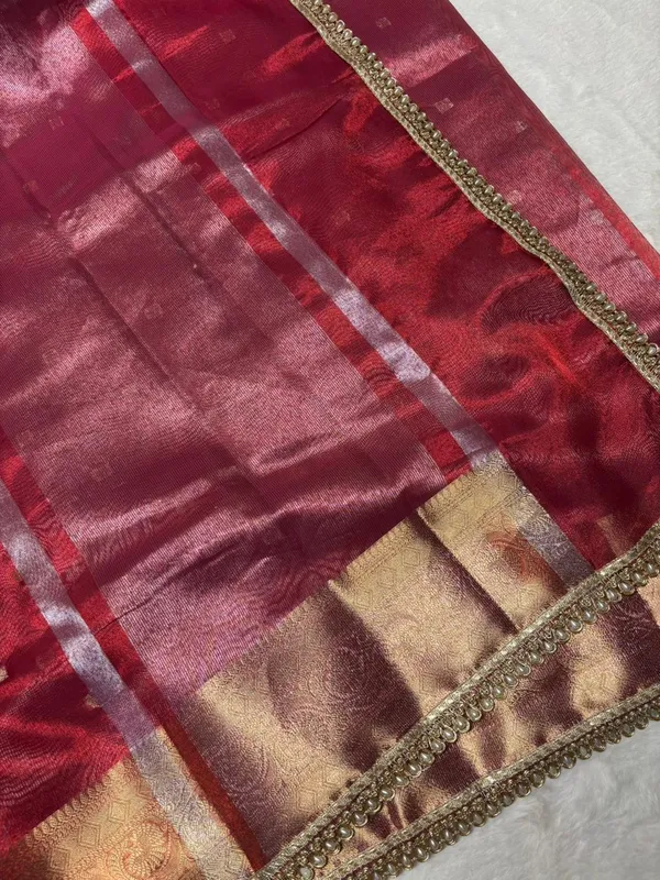 MATALLIC_PINK_TISSUE_SILK_SAREE_WITH_HEAVY_JARKAN_LACE_WORK