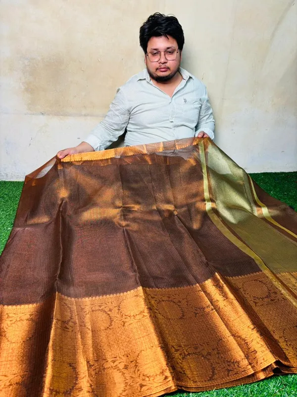 Traditional_Kota_Tissue_Silk_Saree_With_Coffee_Zari_Border