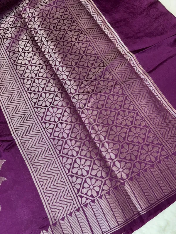 POWDERWINE_COLOUR_WARM_SILK_TRADITIONAL_BANARASI_SAREE