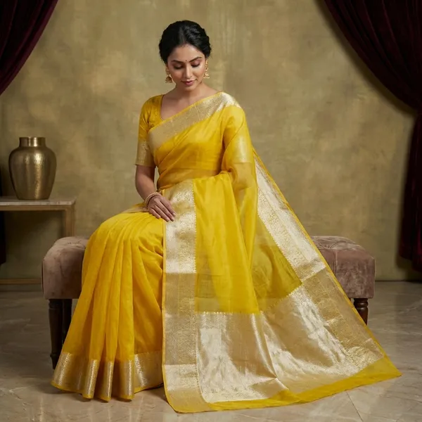 Yellow_Tissue_Silk_Traditional_Banarasi_Saree