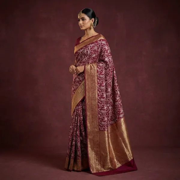 Traditional_Organza_Silk_Chikan_Kari_Work_Banarasi_Saree
