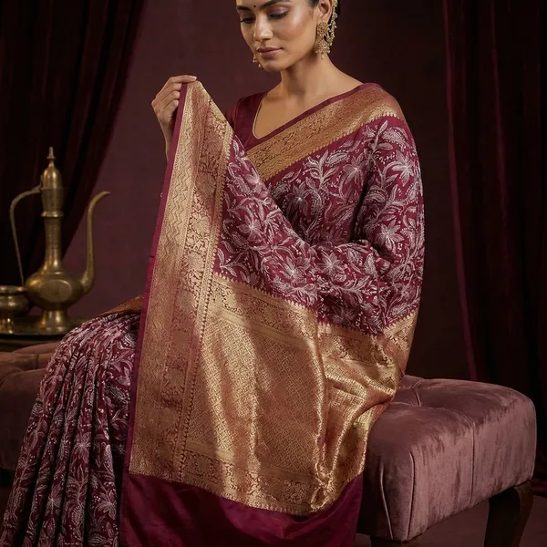 Traditional_Organza_Silk_Chikan_Kari_Work_Banarasi_Saree