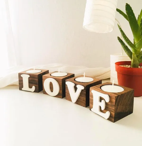 Wooden_Love_Candle_Holder_Set_Of_4_Piece