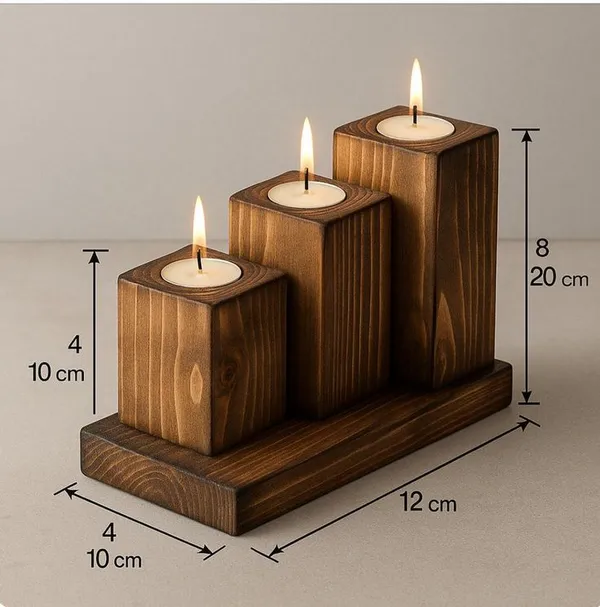 Wooden_Candle_Holder_Set_With_Three_Tealight_Stands_And_Base_Tray