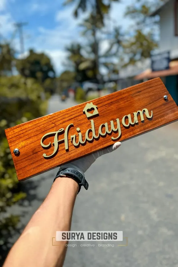 Hridayam_Personalized_Wooden_Name_Plate