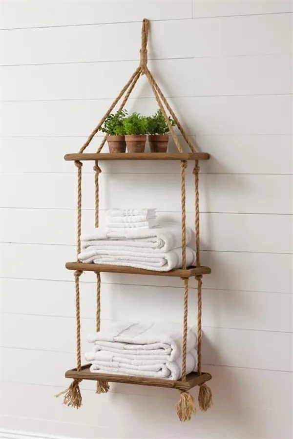 3_Tier_Hanging_Rope_Shelf_With_Wooden_Shelves