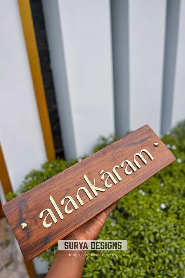 Alankaram_Wooden_Name_Plate
