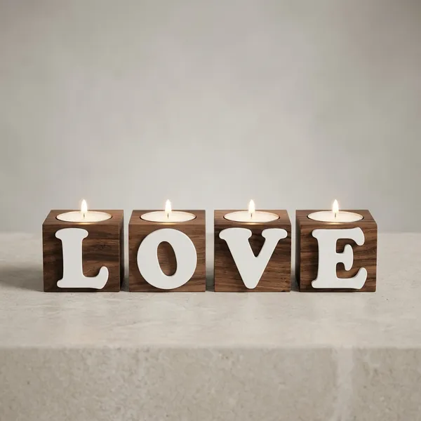 Wooden_Love_Candle_Holder_Set_Of_4_Piece