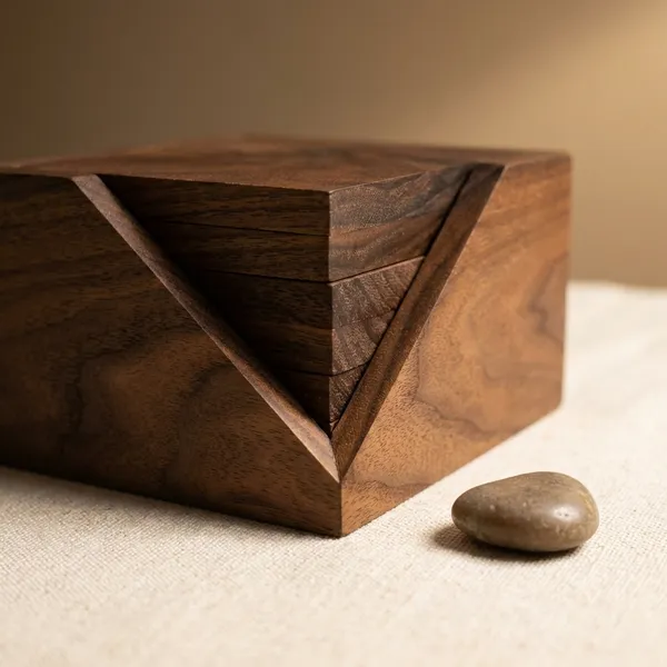 Handcrafted_Wooden_Geometric_Puzzle_Box_With_Layered_Triangle_Design