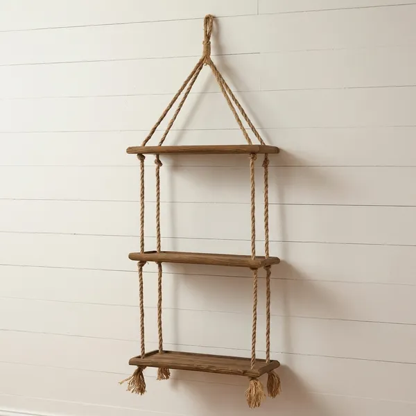 3_Tier_Hanging_Rope_Shelf_With_Wooden_Shelves