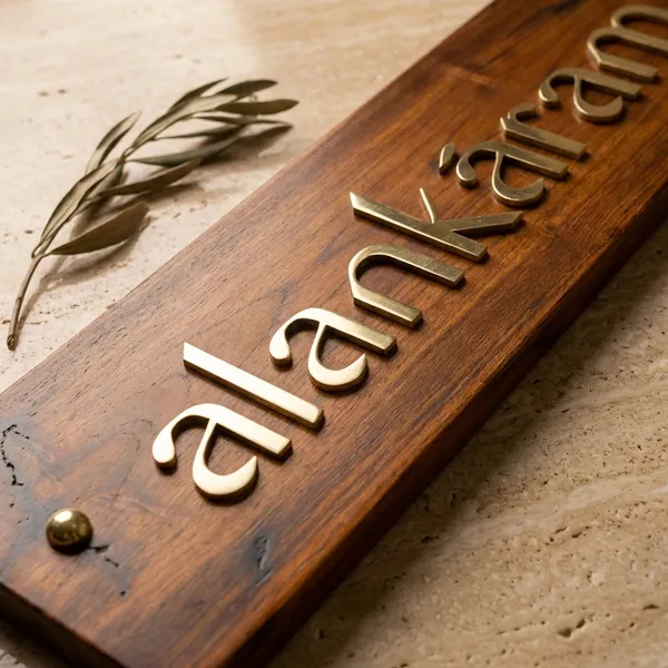 Alankaram_Wooden_Name_Plate