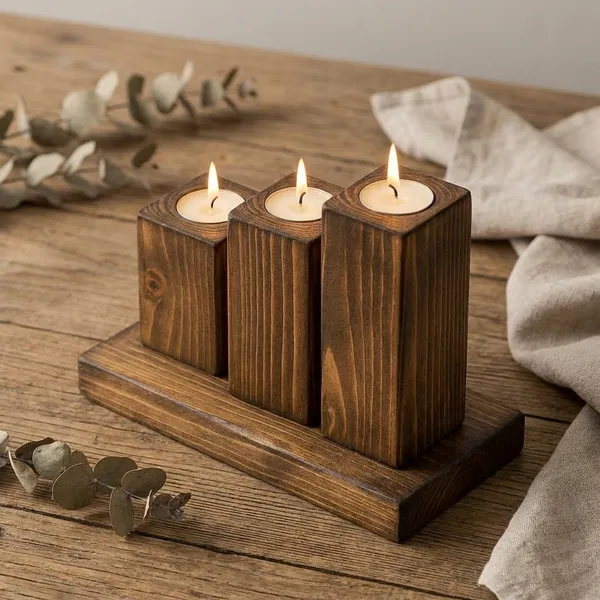 Wooden_Candle_Holder_Set_With_Three_Tealight_Stands_And_Base_Tray