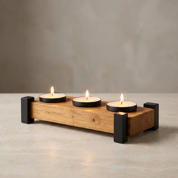 Wooden_Tealight_Candle_Holder_With_Black_Metal_Legs,_Set_Of_3_Candles