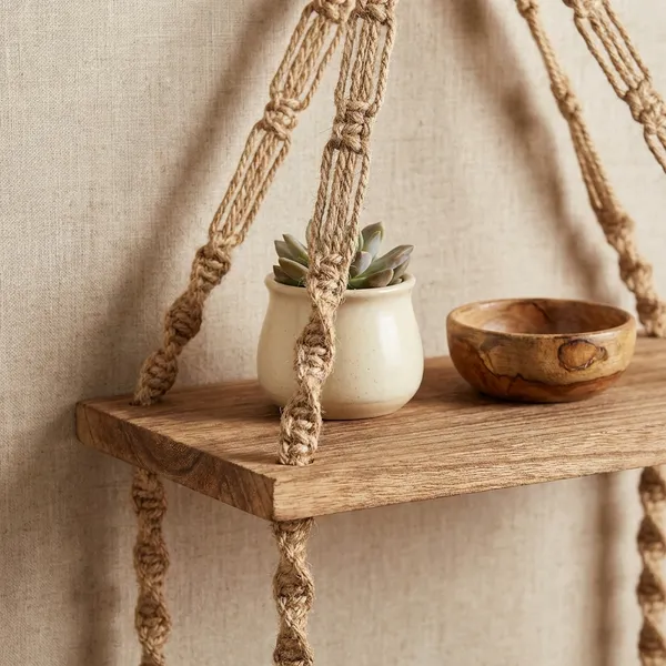 Two_Tier_Hanging_Corner_Wall_Organizer_Shelf_With_Rope