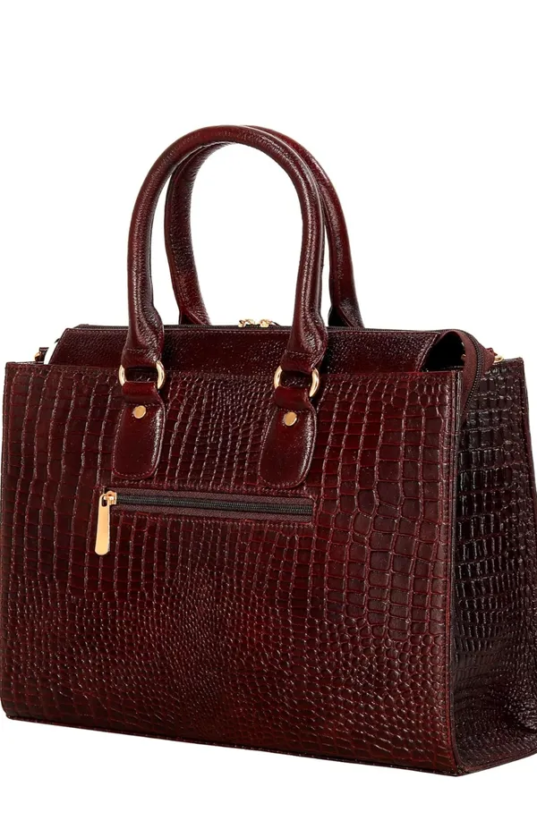 Textured_Burgundy_Handbag_With_Detachable_Shoulder_Strap