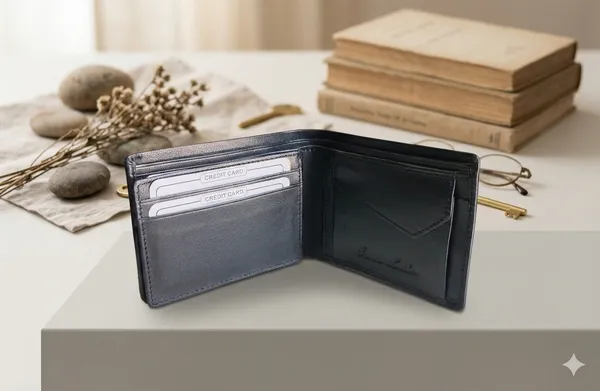 Premium_Genuine_Leather_Wallet_For_Men_-_Black_Bifold_With_Multiple_Card_Slots