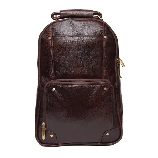 Sheeptop__Leather_Backpack_Bag_For_Men_15_6_Laptop_Compartment_Expandable_Features_Casual_Stylish_Backpack_Color_Brown