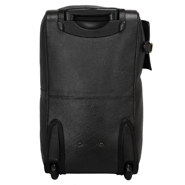 Top_Grain_Leather_Duffle_Trolley_Bag_23_Inch_Cabin_Size_Softsided_L_58_X_H_36_X_W_26_5_Cm_Weight_2_Kgs_2_Wheel_Telescope_Handle