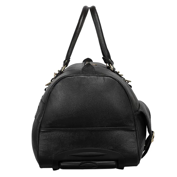 Top_Grain_Leather_Duffle_Trolley_Bag_23_Inch_Cabin_Size_Softsided_L_58_X_H_36_X_W_26_5_Cm_Weight_2_Kgs_2_Wheel_Telescope_Handle