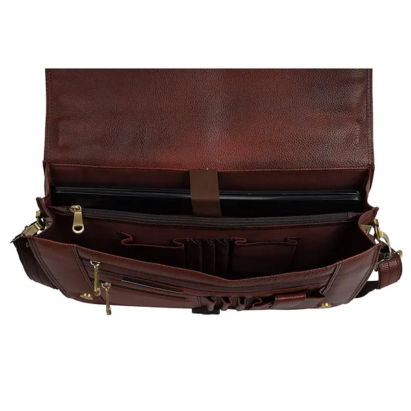 Top_Grain_Leather_Laptop_Shoulder_Messenger_16_Inch_Bag_For_Men_Office_Use_Laptop_Compartment_Size_L16_X_H_12_X_W_6_5_26_Liters_Capacity_Weight_1500_Gram