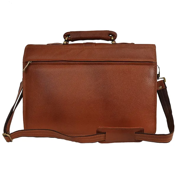 Top_Grain_Leather_Laptop_Shoulder_Messenger_16_Inch_Bag_For_Men_Office_Use_Laptop_Compartment_Size_L16_X_H_12_X_W_6_5_26_Liters_Capacity_Weight_1500_Gram