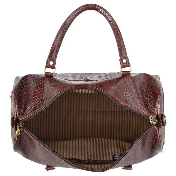 Leather_Duffle_Bags_For_Travel_Bag_Cabin_Size_Leather_Duffel_26_Liters_Capacity_Dimensions_L_20_X_H_14_5_X_W_10_Inches_Duffel_Bag_Croco_Brown